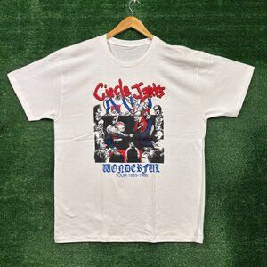 Circle Jerks Wonderful Tour Hardcore Punk Band T-Shirt Size Extra Large